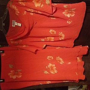 Studio 1 dress and blouse set size 22W